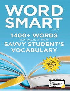 Rich Results on Google's SERP when searching for 'Word Smart 1400+ Words That Belong in Every Savvy Student’s Vocabulary (The Princeton Review)'