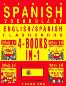 ``Rich Results on Google's SERP when searching for 'Learn Spanish Vocabulary English Spanish Flashcards 4 Books in 1'