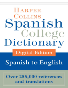 ``Rich Results on Google's SERP when searching for 'Spanish College Dictionary Digital Edition Spanish to English Book'