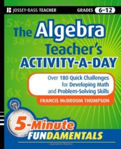 ``Rich Results on Google's SERP when searching for 'The Algebra Teacher's Activity-A-Day''