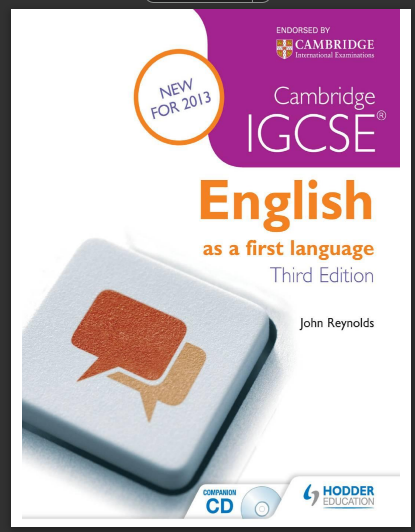 IGCSE English As A First Language - Pdf Books Library