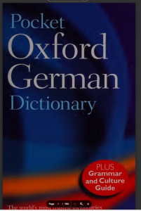 ``Rich Results on Google's SERP when searching for ''Pocket Oxford German Dictionary''