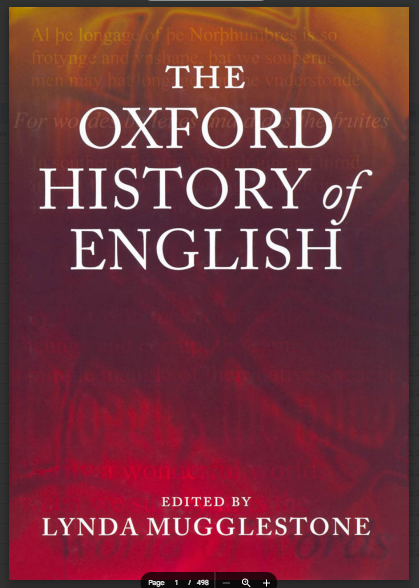 ``Rich Results on Google's SERP when searching for ''THE OXFORD HISTORY OF ENGLISH''