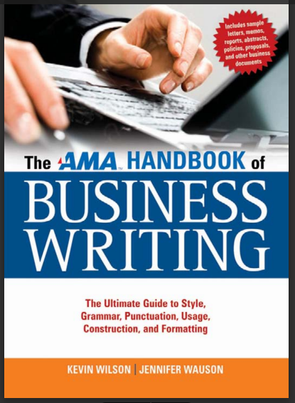 ``Rich Results on Google's SERP when searching for ''THE AMA HANDBOOK OF BUSINESS WRITING''