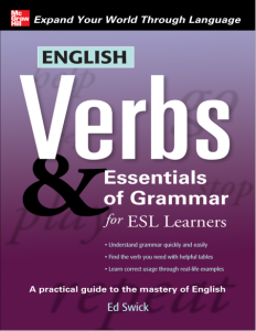 ``Rich Results on Google's SERP when searching for ''VERBS & ESSENTIALS OF GRAMMAR FOR ESL LEARNERS''