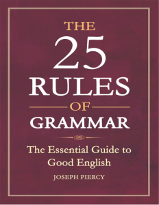 ``Rich Results on Google's SERP when searching for ''THE 25 RULES OF GRAMMAR''