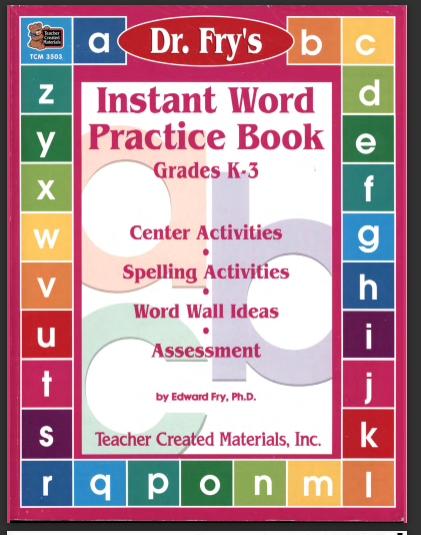 ``Rich Results on Google's SERP when searching for ''Instant Word Practice Book''