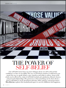 The Power Of Self-Belief